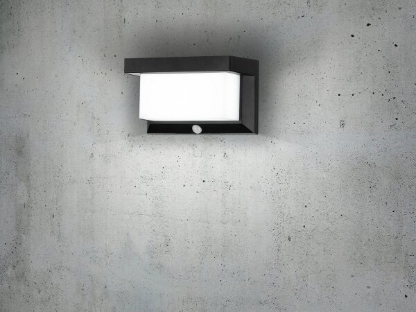 Eglo 48968- LED Solárne nástenné svietidlo so senzorom UTRERA LED/3,84W/3,7V IP44