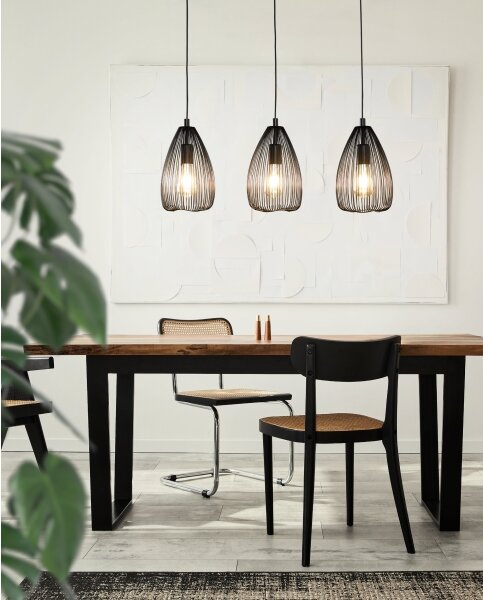 Eglo 49142 - Luster na lanku CLEVEDON 3xE27/60W/230V