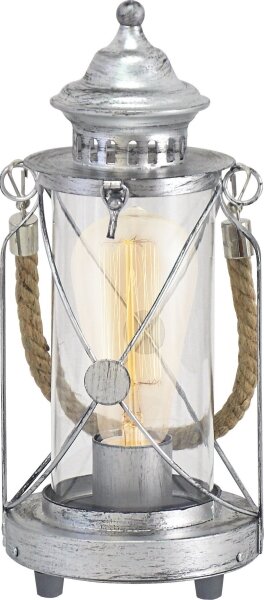 Eglo 49284 - Stolná lampa BRADFORD 1xE27/60W/230V