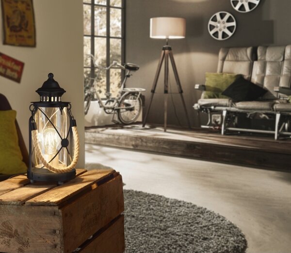 Eglo 49283 - Stolná lampa BRADFORD 1xE27/60W/230V