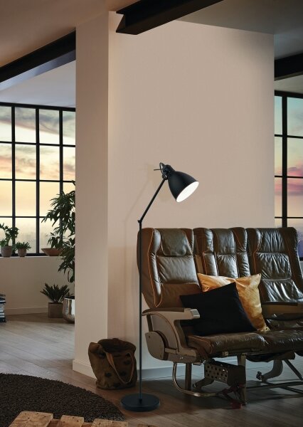 Eglo 49471 - Stojaca lampa PRIDDY 1xE27/40W/230V