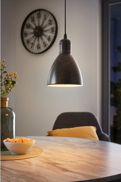 Eglo 49492 - Luster PRIDDY 1 1xE27/60W/230V