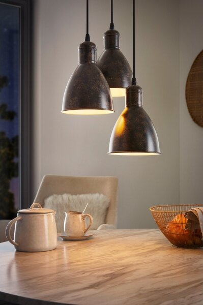 Eglo 49493 - Luster PRIDDY 1 3xE27/60W/230V