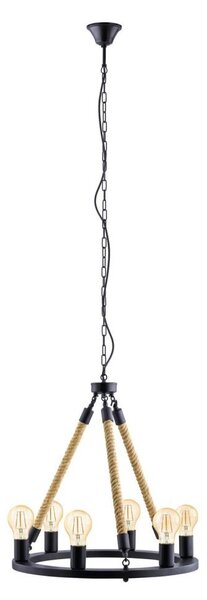 Eglo 49694 - Závesný luster na reťazi FINDLAY 6xE27/60W
