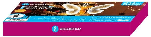 Aigostar - LED Vonkajšia vianočná dekorácia 234xLED IP44 studená biela motýľ