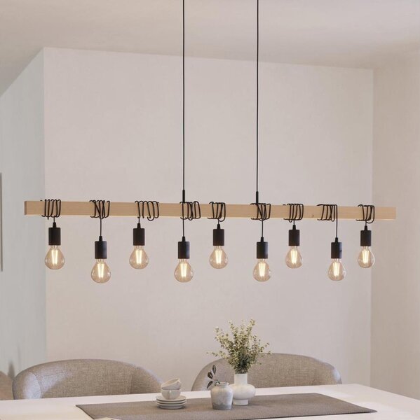 Eglo 49744 - Luster na lanku TOWNSHEND 9xE27/60W/230V
