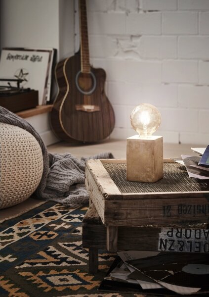 Eglo 49812 - Stolná lampa PRESTWICK 1xE27/60W