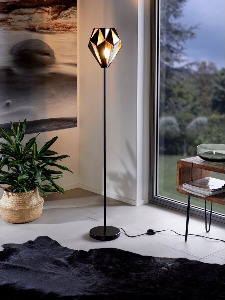 Eglo 49994 - Stojacia lampa CARLTON 1 1xE27/60W/230V