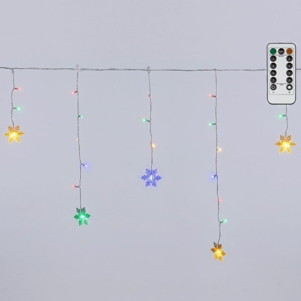 Aigostar - Vianočný LED reťaz do exteriéru 60xLED/8 funkcií 6x0,7 m IP44 viacfarebný + DO