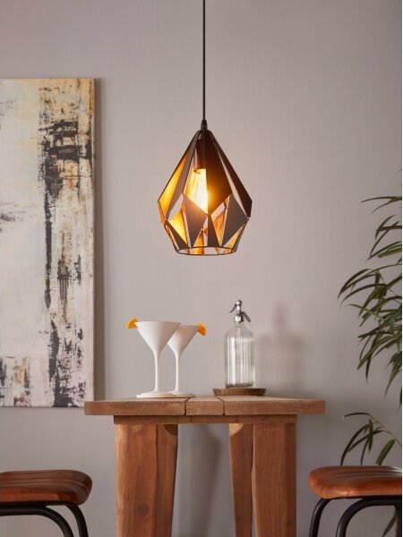 Eglo 49997 - Luster na lanku CARLTON 1xE27/60W/230V