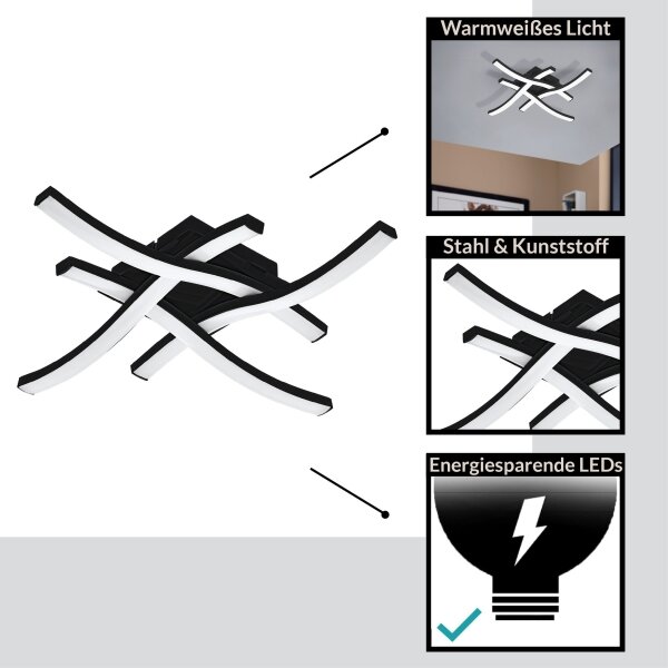 Eglo 75524 - LED Prisadený luster CABEZAS LED/16W/230V