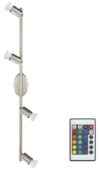 Eglo 75386 - LED RGB Bodové svietidlo BUZZ-C 4xGU10/4W/230V