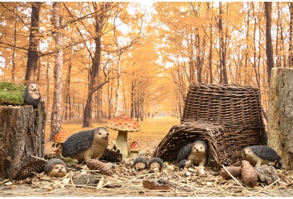 Polyresínová záhradná soška Hedgehog – Esschert Design