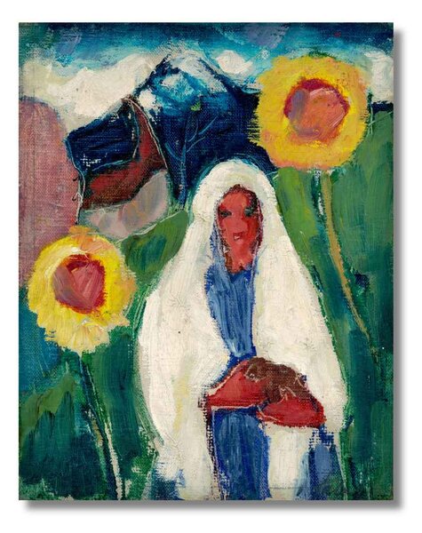 Obraz Zolo Palugyay - Žena medzi slnečnicami - L (70x50cm) 69€