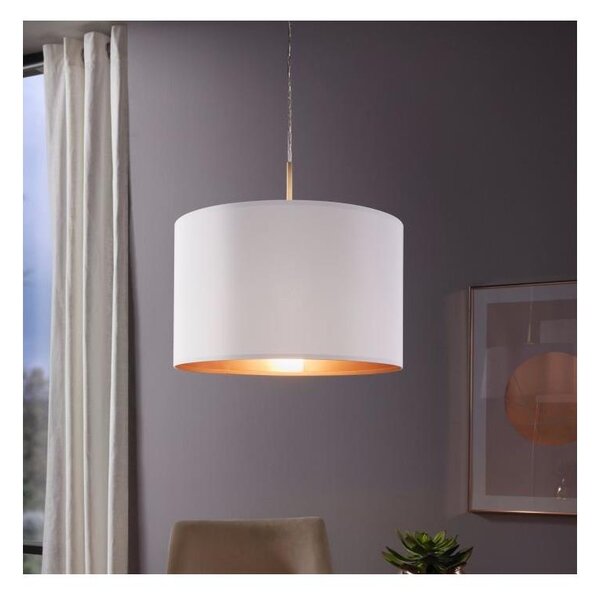 Eglo 78695 - Luster na lanku PASTERI 1xE27/60W/230V biela