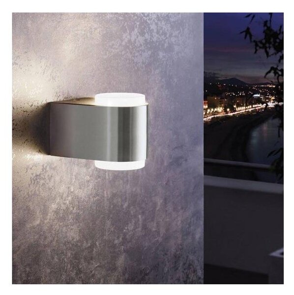 Eglo 78603 - LED Vonkajšie nástenné svietidlo BRIONES 2xLED/3W/230V IP44