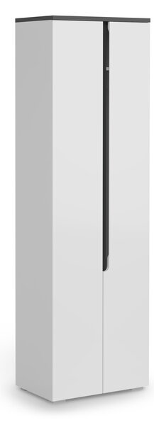 Skriňa 60x197x38 Julai - biela/antracit