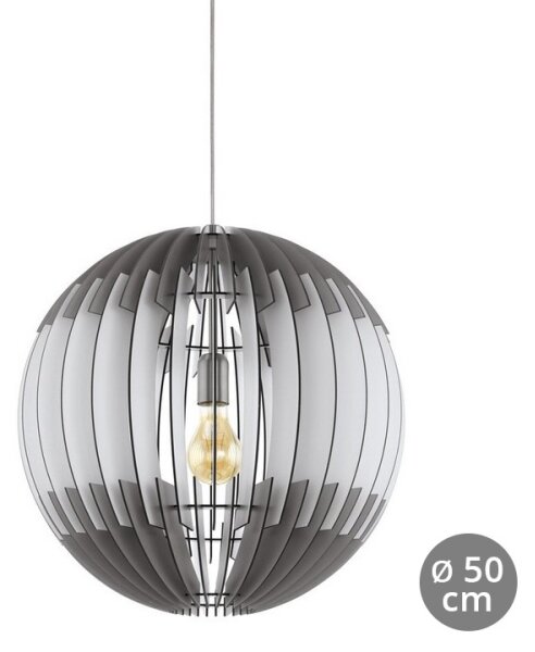 Eglo 79138 - Luster na lanku OLMERO 1xE27/60W/230V