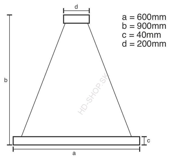 LED svietidlo + diaľkový ovládač 42W (J4308/S)