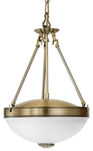 Eglo 82747 - Luster na reťazi SAVOY 2xE27/60W/230V bronzová