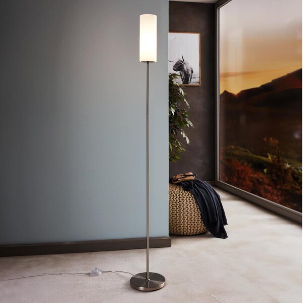 EGLO 85982 - Stojacia lampa TROY 3 1xE27/40W biela