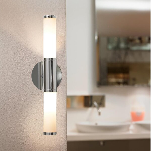 Eglo 87219 - Kúpeľňové nástenné svietidlo PALMERA 2xE14/40W/230V IP44