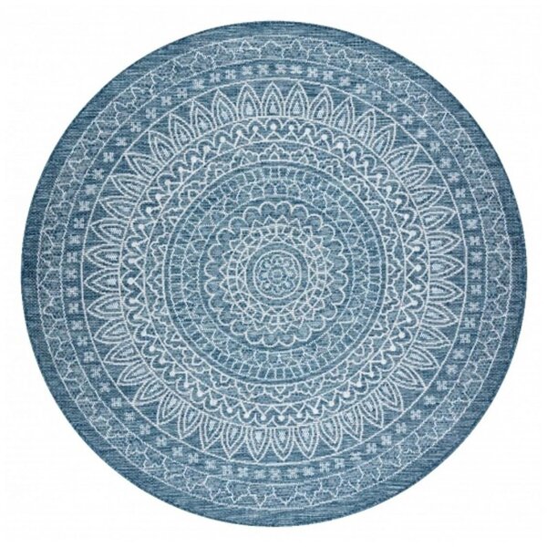 Kusový koberec Bineas modrý kruh 160cm
