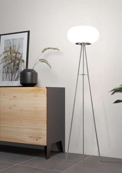 EGLO 86817 - Stojacia lampa OPTICA 2xE27/60W