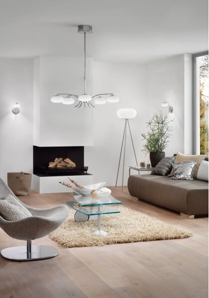 EGLO 86817 - Stojacia lampa OPTICA 2xE27/60W