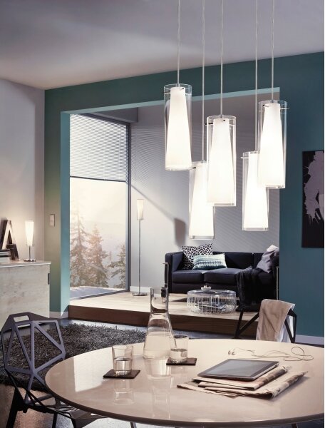 EGLO 89835 - Stolná lampa PINTO 1xE27/60W
