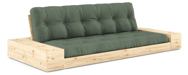 Zelená rozkladacia pohovka 244 cm Base – Karup Design