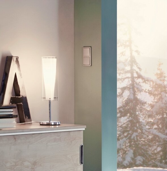 EGLO 89835 - Stolná lampa PINTO 1xE27/60W