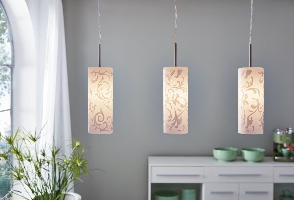 EGLO 90048 - Luster závesný AMADORA 3xE27/60W/230V