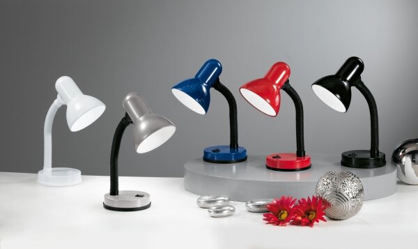 EGLO 9230 - Stolná lampa BASIC 1xE27/40W červená