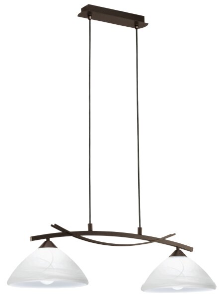 EGLO 91433 - Luster VINOVO 2xE27/60W/230V
