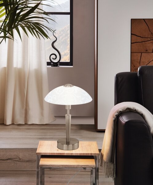 EGLO 91238 - Stmievateľná stolná lampa SOLO 1 1xE14/60W/230V