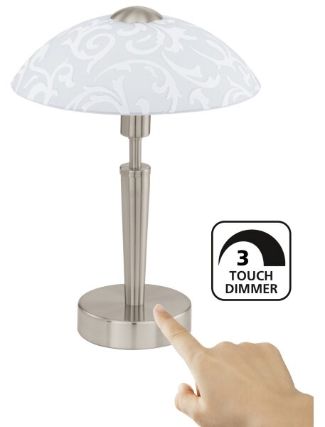 EGLO 91238 - Stmievateľná stolná lampa SOLO 1 1xE14/60W/230V