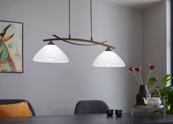 EGLO 91433 - Luster VINOVO 2xE27/60W/230V