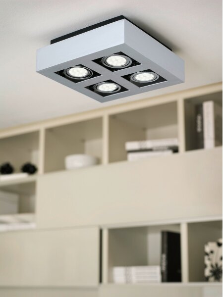 Eglo 91355 - LED Bodové svietidlo LOKE 1 4xGU10-LED/5W/230V