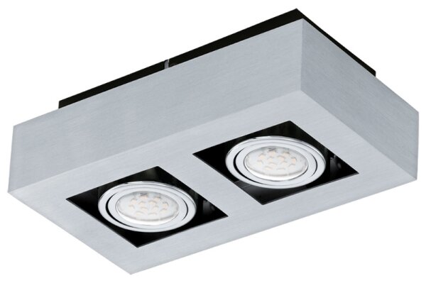 Eglo 91353 - LED Bodové svietidlo LOKE 1 2xGU10-LED/5W/230V