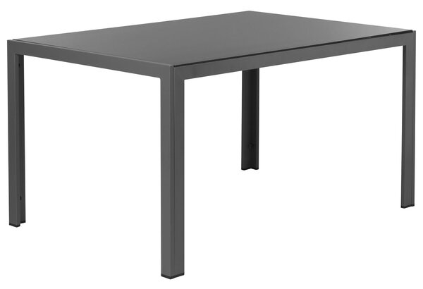 LIVARNO home Hliníkový záhradný stôl Houston s obojstrannou doskou, strieborná (100359370)
