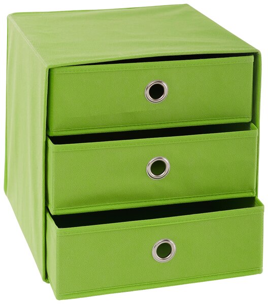 SKLADACÍ BOX, kov, textil, kartón, 32/32/31,5 cm Carryhome - Úložné boxy & dekoračné boxy