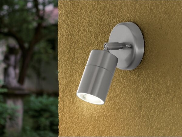 Eglo 93268 - LED vonkajšie osvetlenie STOCKHOLM 1 1xGU10/5W/230V