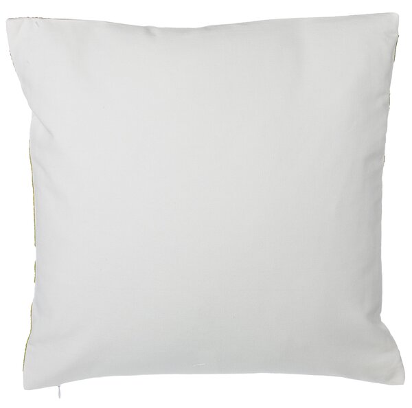 Sada 2 dekoratívnych vankúšov zelená bavlna vzor listu 45 x 45 cm vyšívaný tropický motívu dekoračné doplnky