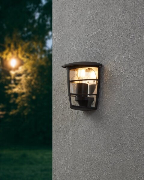 Eglo 93407 - Vonkajšie nástenné svietidlo ALORIA 1xE27/60W/230V IP44