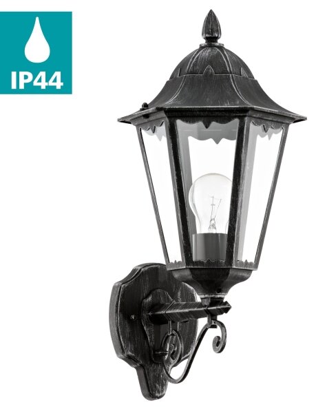 Eglo 93457 - Vonkajšie nástenné svietidlo NAVEDO 1xE27/60W/230V IP44