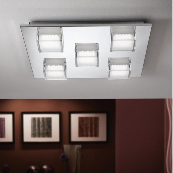 EGLO 93509 - LED Nástenné stropné svietidlo MASIOLA 5xLED/2,5W
