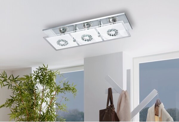 Eglo 93782 - LED stropné svietidlo RONCATO 3xGU10/3W/230V