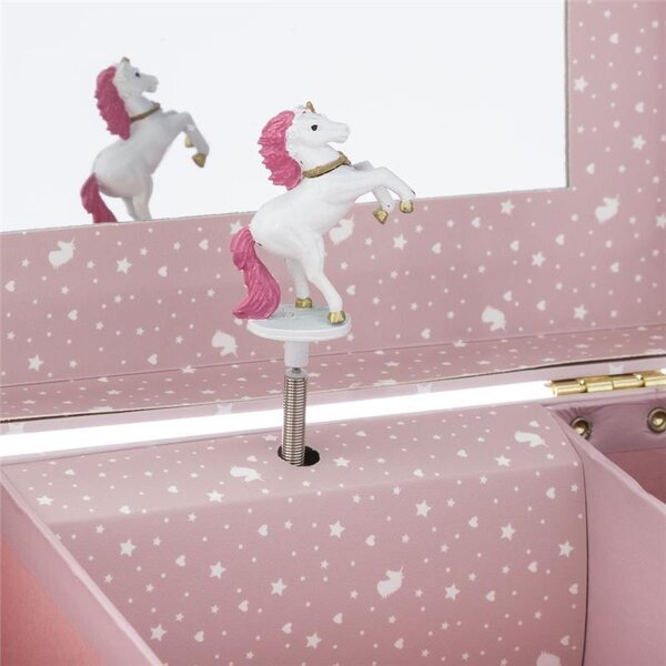 ATMOSPHERA Hrací skříňka pro děti Unicorn růžová