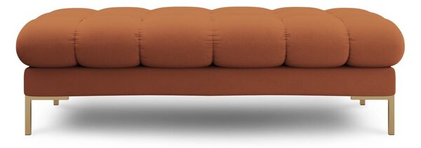 Polstrovaná lavica v tehlovej farbe Bali – Cosmopolitan Design